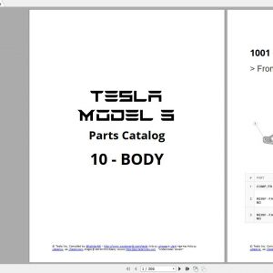 Tesla Model 3 Parts Catalog 1