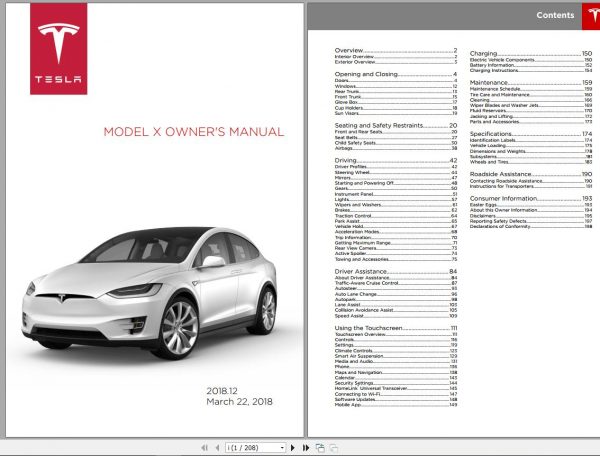 Tesla Model X Owners Manual 12.2018 NA EN 770136774 1