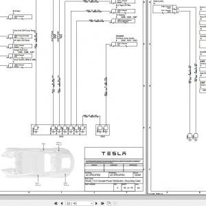 Tesla Model Y LHD SOP Wiring Diagram 2020 3