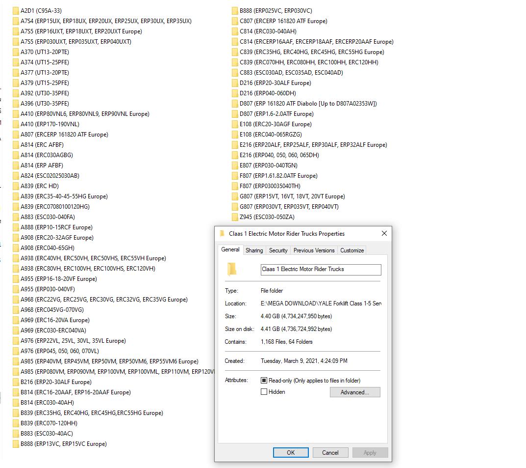 Yale Forklift Class 1 5 Full Model DVD Service Manuals Updated 03 2