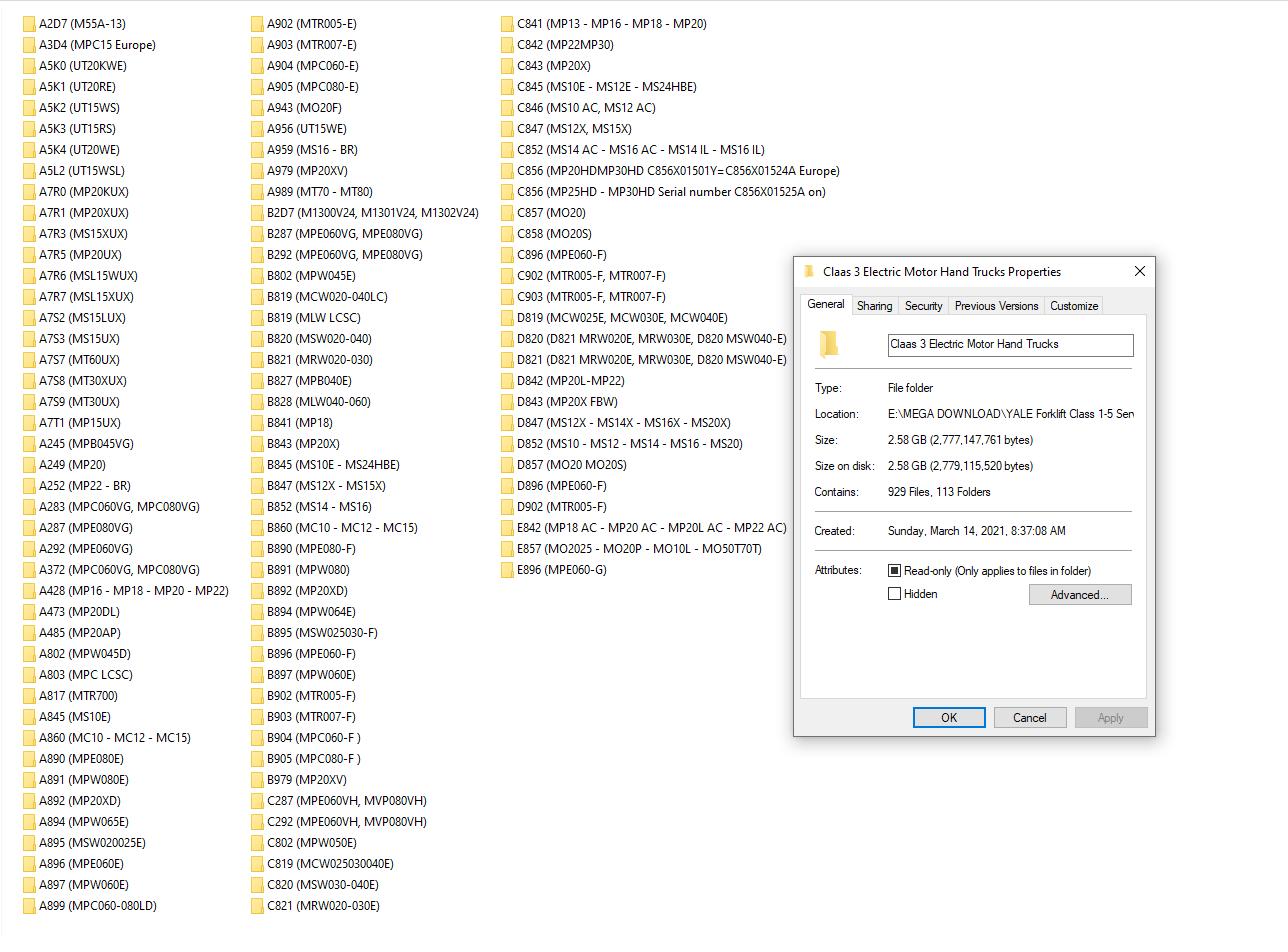 Yale Forklift Class 1 5 Full Model DVD Service Manuals Updated 03 4