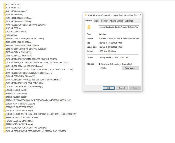 Yale Forklift Class 1 5 Full Model DVD Service Manuals Updated 03 5 1