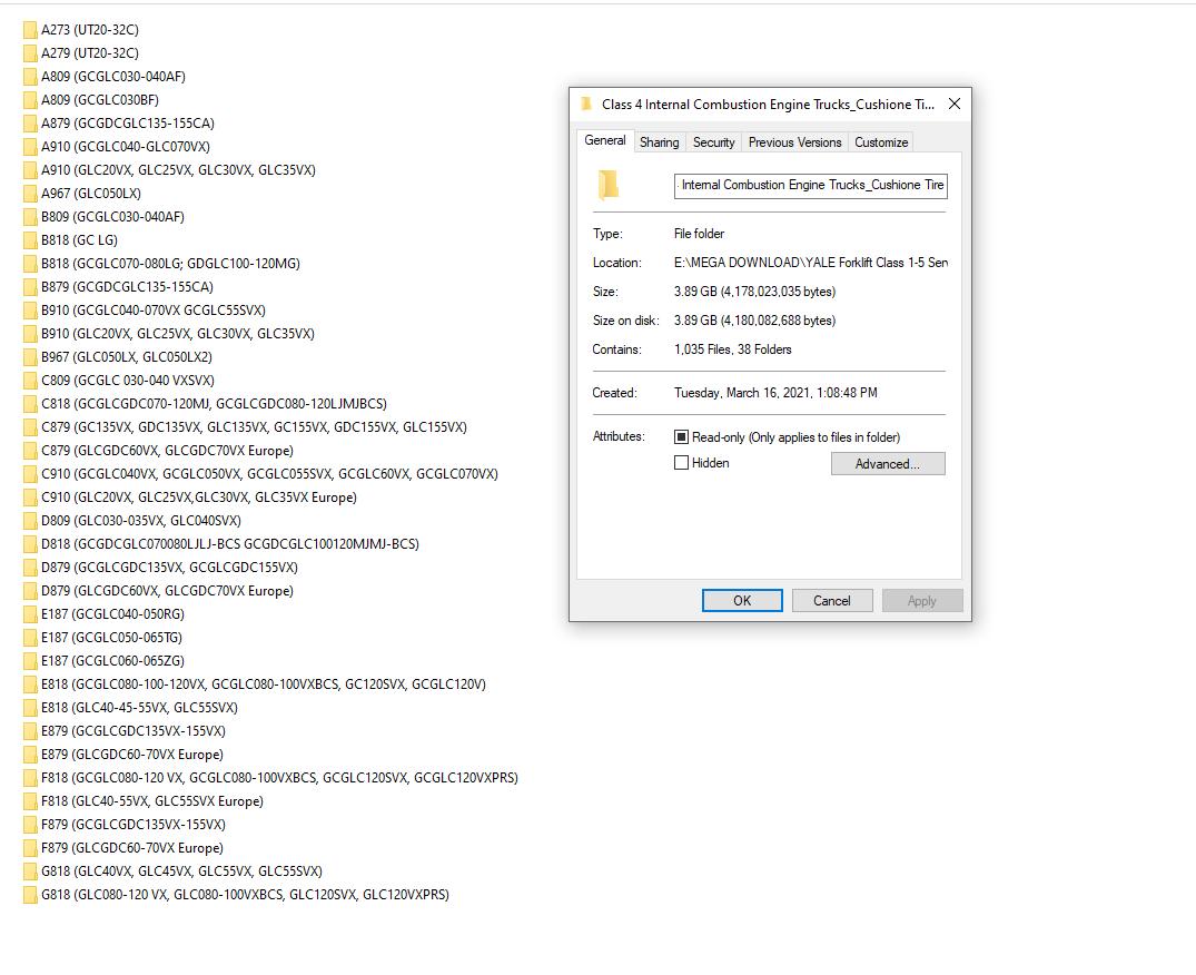 Yale Forklift Class 1 5 Full Model DVD Service Manuals Updated 03 5