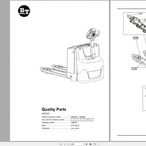 BT Pallet Truck LWE200 Quality Parts Manual 7588765 1