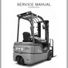 BYD CounterBalance ECB16 ECB18 Service Operator Parts Manual 1