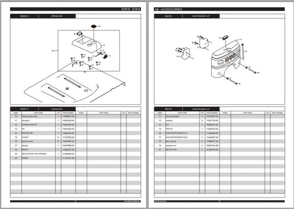 BYD CounterBalance ECB16 ECB18 Service Operator Parts Manual 3