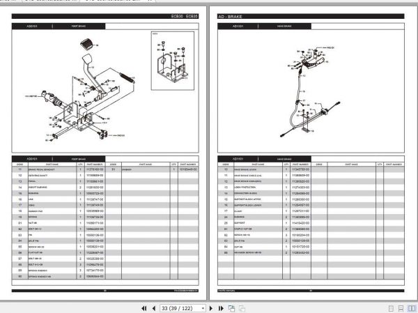 BYD CounterBalance ECB30 ECB35 Service Operator Parts Manual 3