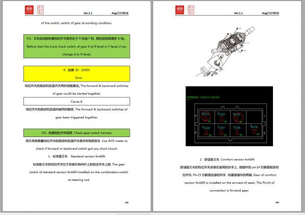 BYD CounterBalance Error code Troubleshooting 2