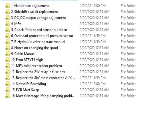 BYD Forklift ECB Truck Series Instruction Manual 2