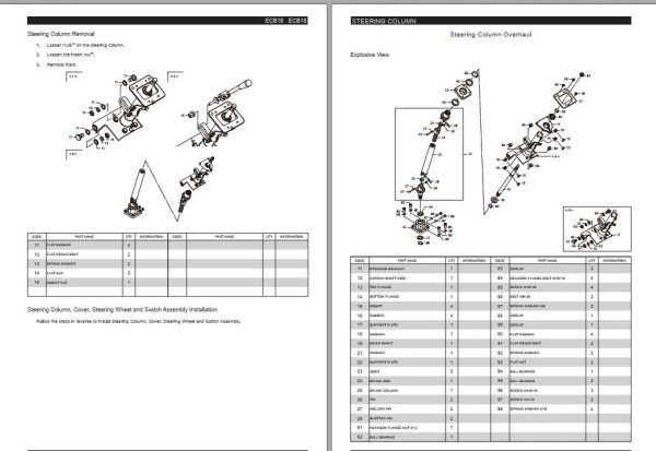BYD Forklift ECB16 ECB18 Service Manual SM ECB202016001 EN 2