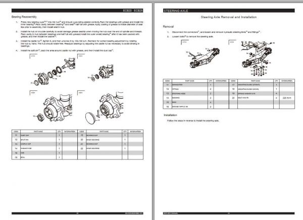 BYD Forklift ECB20 ECB25 Service Manual SM ECB202016001 EN 2