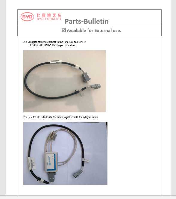 BYD Forklift EPS14 PTP20H PTW20S Electrical Schematic Repair Manual 3