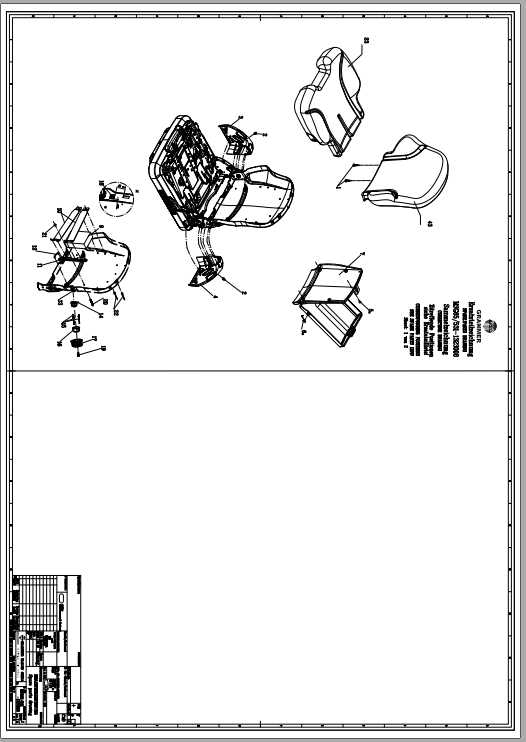 BYD Forklift Grammar Seat Parts Manual 2