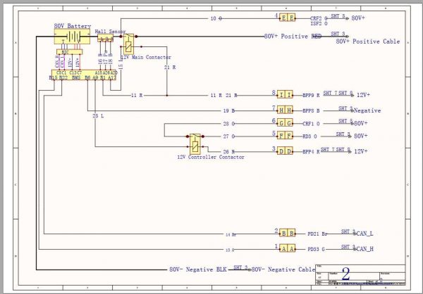 BYD Forklift RTR16 Electrical Schematic Training Manual 3