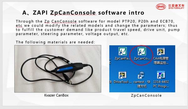 BYD Forklift Software Training Manual 1