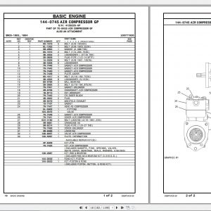 CAT Motor Grader 16H 6ZJ1 Up Parts Manuals SEBP2425 29 2