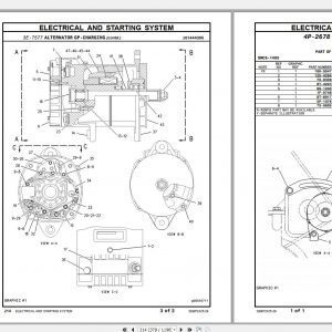 CAT Motor Grader 16H 6ZJ1 Up Parts Manuals SEBP2425 29 3
