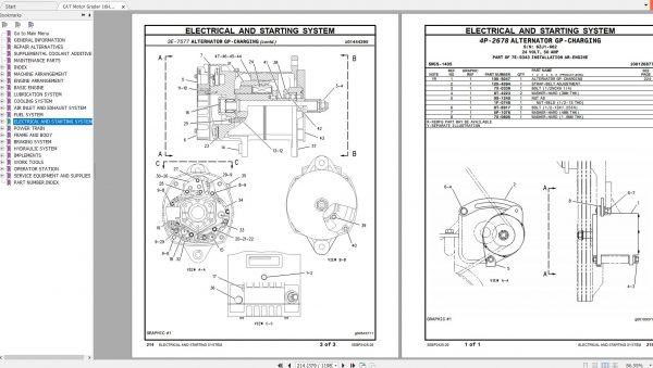 CAT Motor Grader 16H 6ZJ1 Up Parts Manuals SEBP2425 29 3