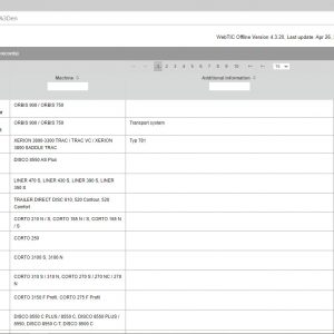 CLAAS WebTIC Offline 4.3.20 05.2021 Operator Manual Repair Manual and Service Documentation 1
