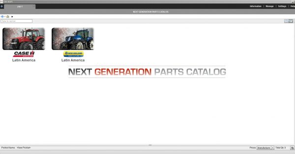 CNH New Holland Case IH AG Latin America EPC 02.2021 Spare Parts Catalog DVD Combo 1 3