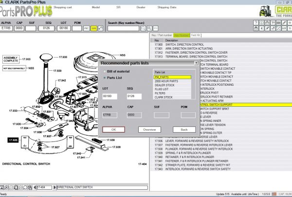 Clark ForkLift Parts Pro Plus v515 04.2021 Spare Parts Catalog 6