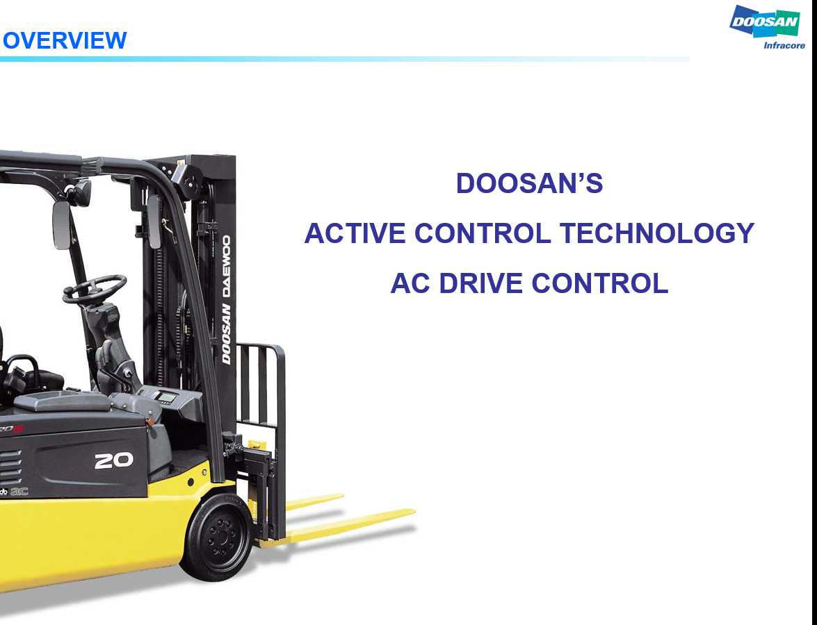 Daewoo Doosan Forklift ACT Training Manual 1