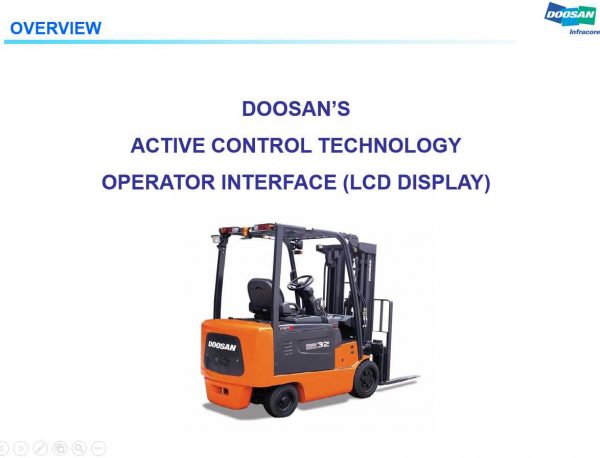 Daewoo Doosan Forklift ACT Training Manual 3