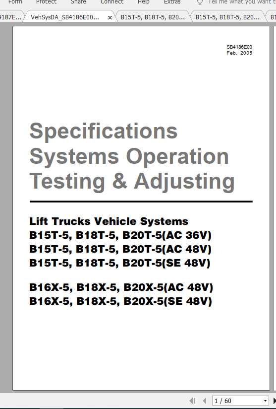 Daewoo Doosan Forklift B15T 5 B18T 5 B20T 5 AC 36V 48V Service Manual 1