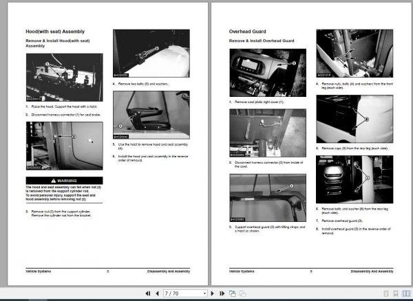 Daewoo Doosan Forklift B16X 5 B18X 5 B20X 5 AC 48V Service Manual 2