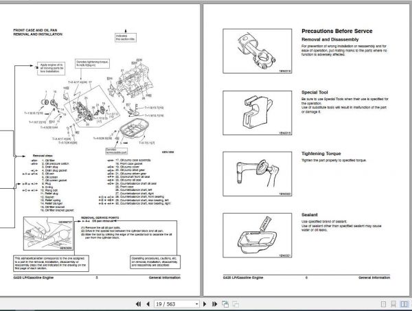 Daewoo Doosan Forklift G15S 2 G18S 2 G20SC 2 Service Manual 2