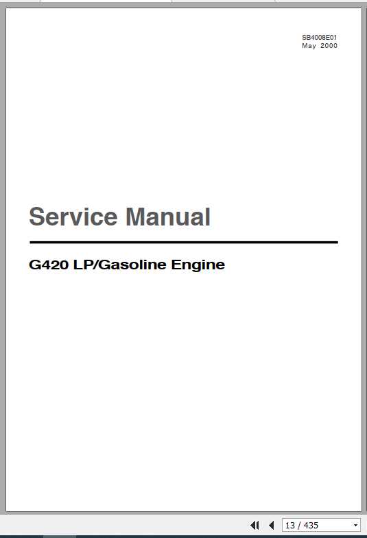 Daewoo Doosan Forklift GC15S 2 GC18S 2 GC20SC 2 Service Manual 2 1