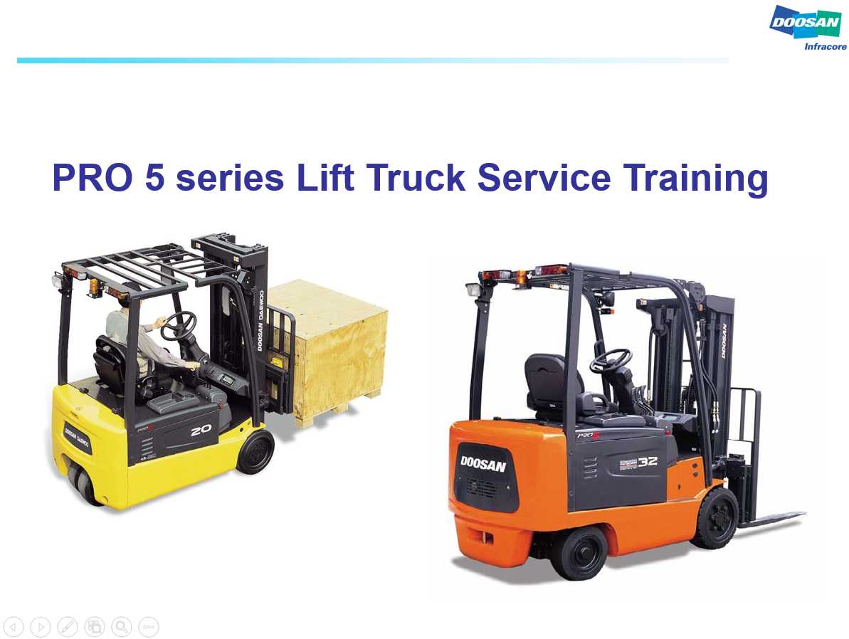 Daewoo Doosan Forklift PRO 5 Training Manual 1