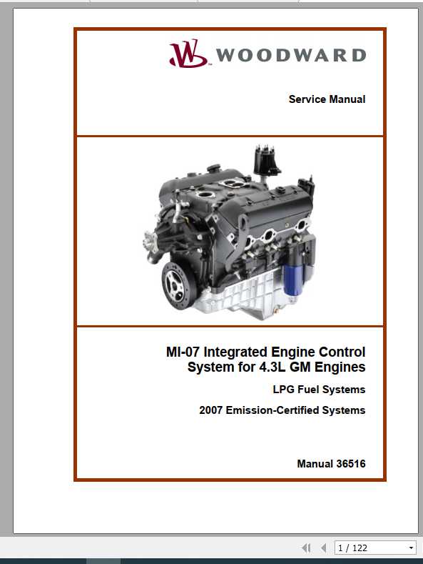 Daewoo Doosan Forklift Woodward Engine Service Manual 2