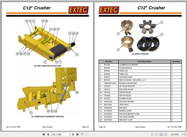 Extec Crusher C12 Operation Mantenance Manual 3 1