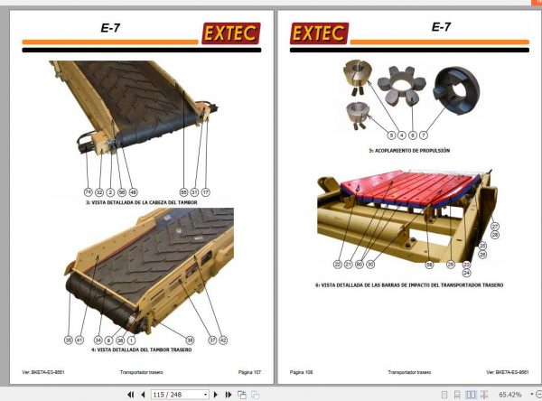 Extec Crusher E7 Operation Mantenance Manual Es 3