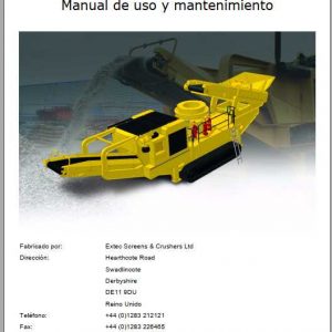 Extec Crusher X44 Mantenance Manual ES 1