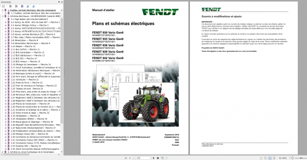FENDT TRACTOR 20.2 PDF Diagrams Operator Workshop Manuals French FR DVD 13
