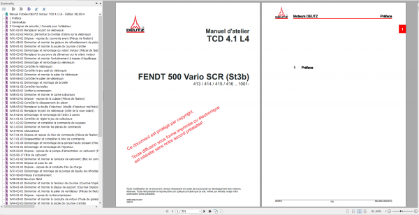 FENDT TRACTOR 20.2 PDF Diagrams Operator Workshop Manuals French FR DVD 6