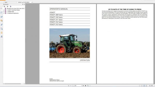 FENDT TRACTOR 22.2GGB PDF Diagrams Operator Manual Workshop Manuals English EN DVD 5
