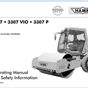 Hamm Roller 3307 3307 VIO 3307P H1.59 Electric Hydraulic Diagrams DEEN 1