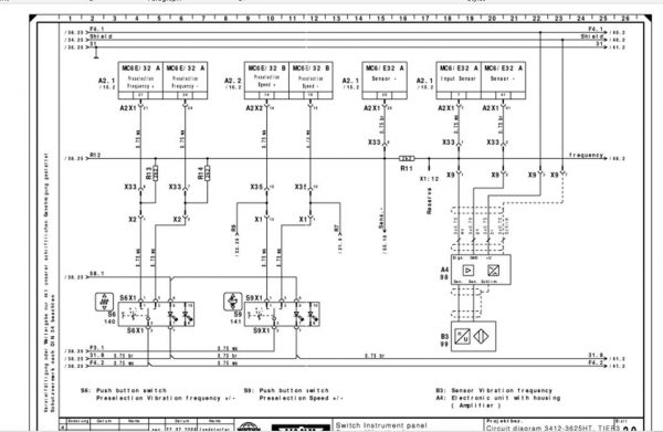 Hamm Roller 3412HTVIOP 3414HTVIOP H1.80 Electric Hydraulic Diagrams DEEN 2