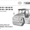 Hamm Roller DV90VVTVVOTO H1.66 Electric Hydraulic Diagrams DEEN 1