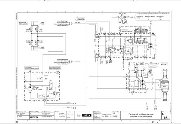 Hamm Roller H18iP H20iP H2.02 Electric Hydraulic Diagrams DEEN 3