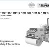 Hamm Roller HD10K HD12K HD13K H1.39 Electric Hydraulic Diagrams DEEN 1