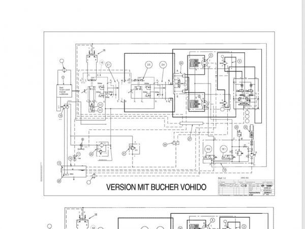 Hamm Roller HD70 HD75 H1.87 Electric Hydraulic Diagrams DEEN 3
