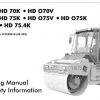 Hamm Roller HD70KV HD75KV HD75.4K H1.52 Electric Hydraulic Diagrams DEEN 1