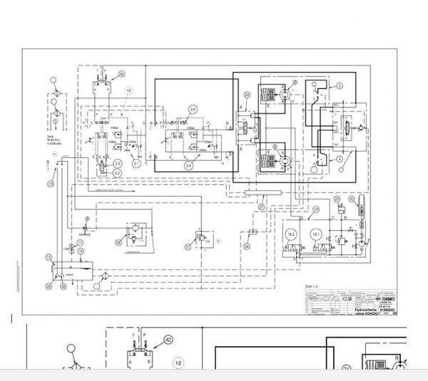 Hamm Roller HD90KV HD90.4 HD110K HD130 H1.53 Electric Hydraulic Diagrams DEEN 3
