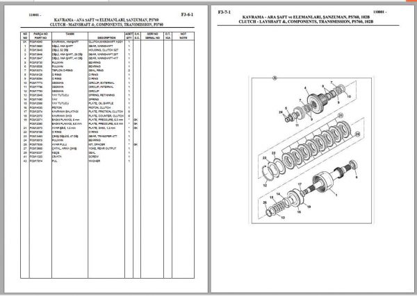 Hidromek Backhoe Loader HMK 102B Energy Spare Part Catalog 3