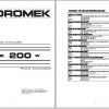 Hidromek Excavator HMK 200W Part Catalog 1
