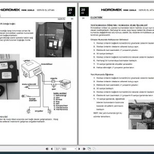 Hidromek Excavator HMK 220LC 2 Service Manual Turkish 1